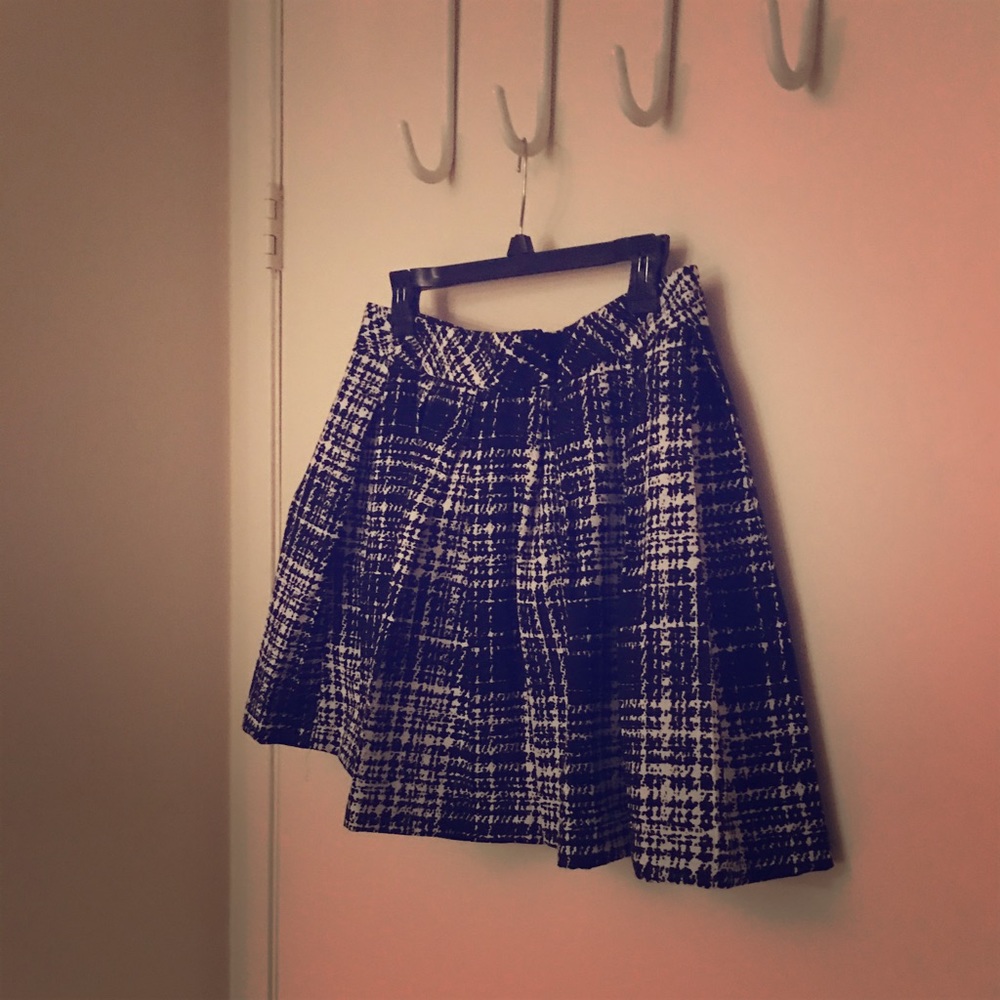Emo (E-Girl) High-Waisted Black Plaid Skirt